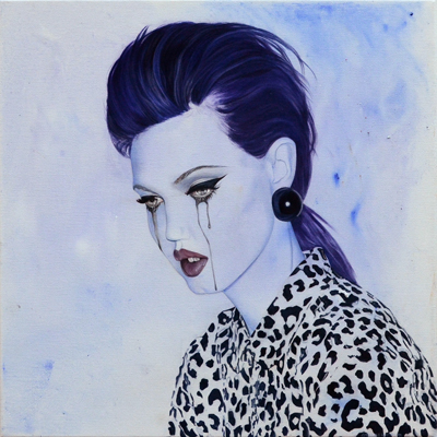 Anielka Hampson Painting Bad News Sally